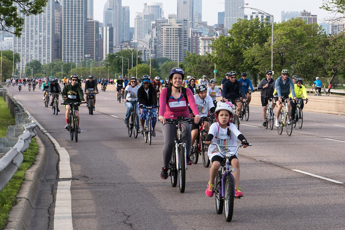 bike racers of all ages